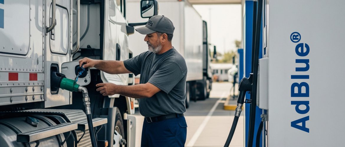 Cách châm dung dịch AdBlue đúng cách cho xe tải 1