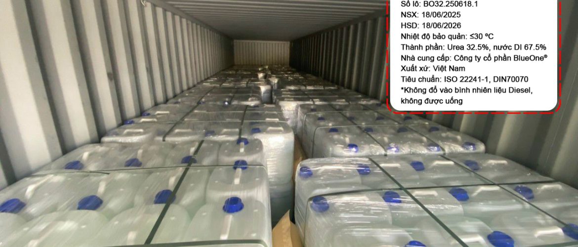 Dung dịch AdBlue để được bao lâu