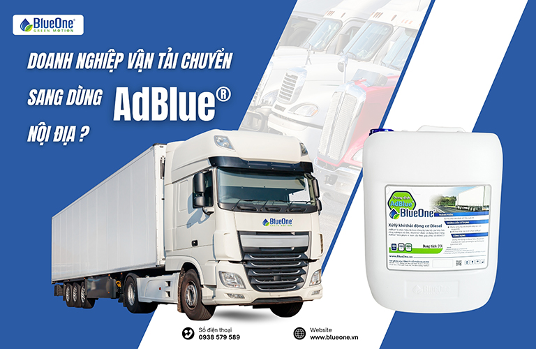 Transportation companies are switching to using AdBlue domestically.